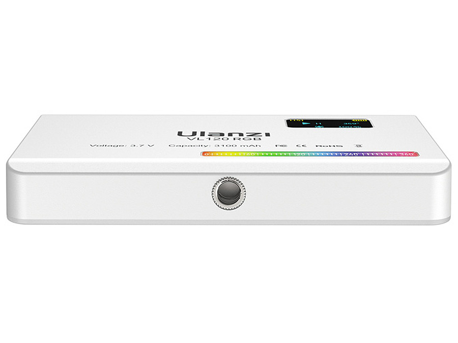 Lampa LED Ulanzi VL120 - RGB, WB (2500 K - 9000 K), biała