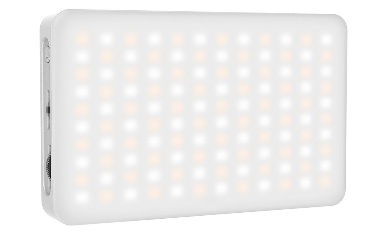 Lampa LED Ulanzi VL120 - RGB, WB (2500 K - 9000 K), biała