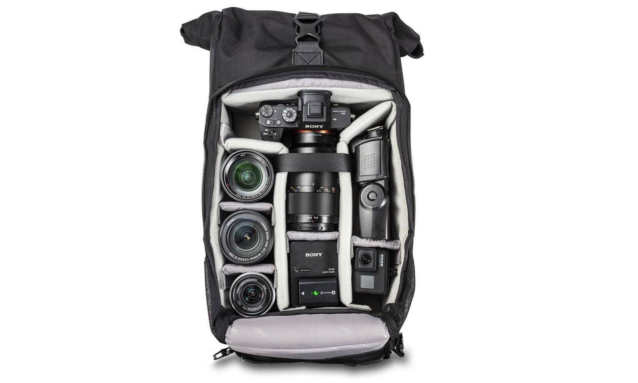 Plecak na aparat Vanguard VEO SELECT 43RB ROLL-TOP Czarny