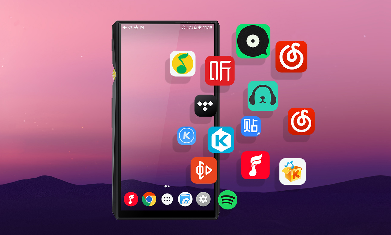 Obsługa odtwarzacza bezstartnych formatów audio FiiO M11