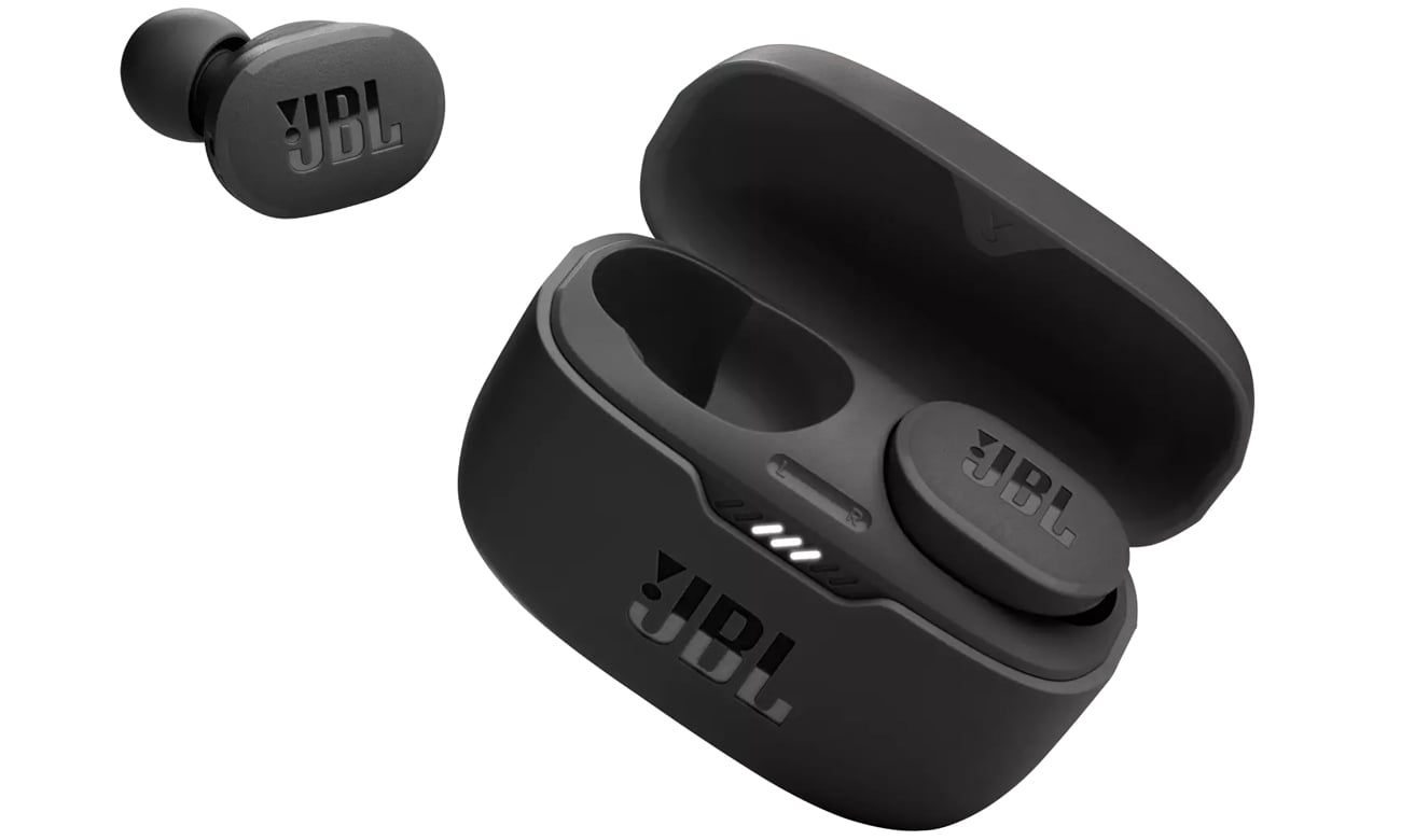 Bezprzewodowe słuchawki dokanałowe JBL Tune 130NC TWS czarne