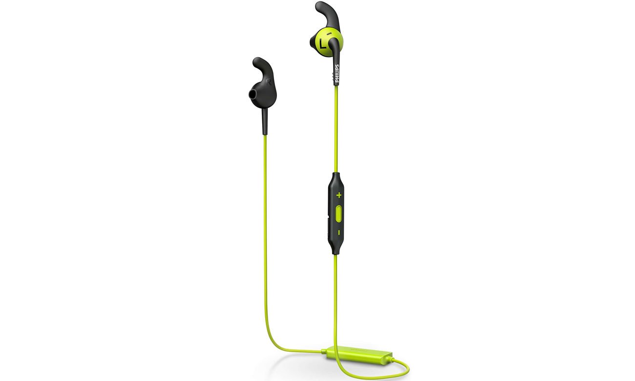 Słuchawki bezprzewodowe Philips SHQ6500CL Czarno-Limonkowe