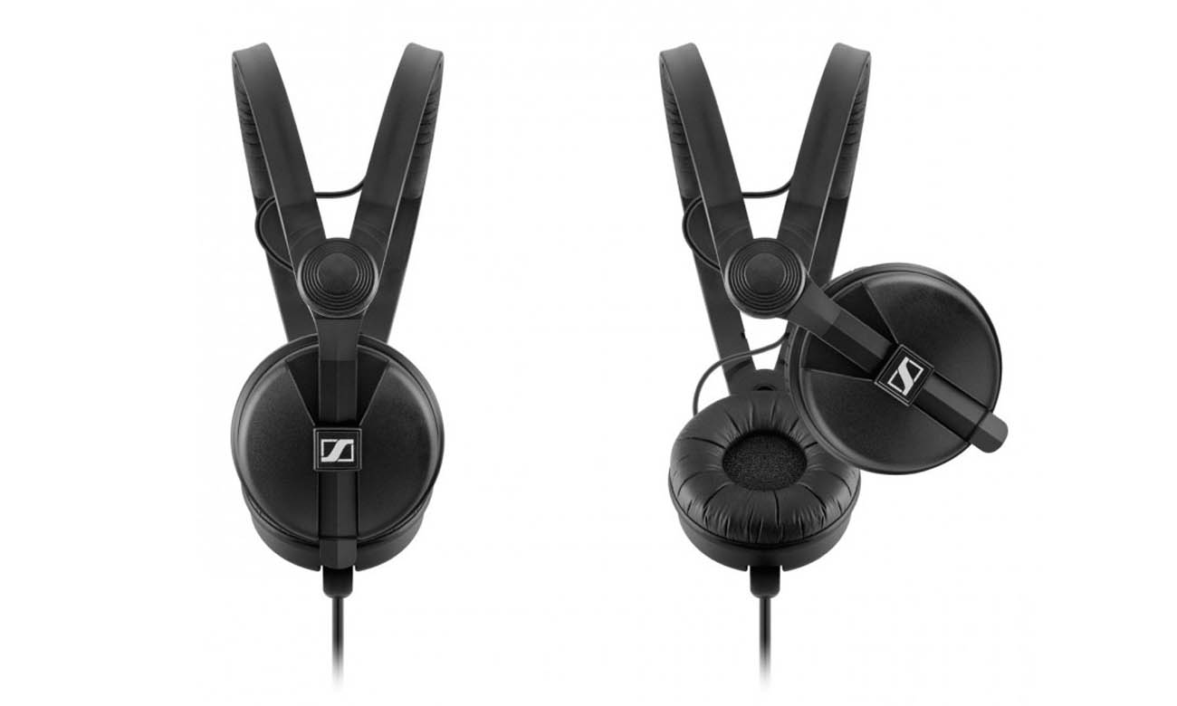 Czarne słuchawki zamknięte Sennheiser HD 25