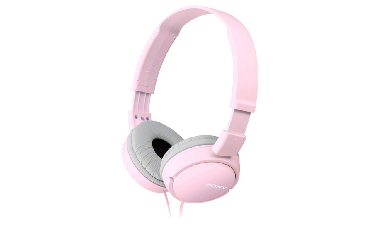 Słuchawki przewodowe Sony MDR-ZX110B różowe