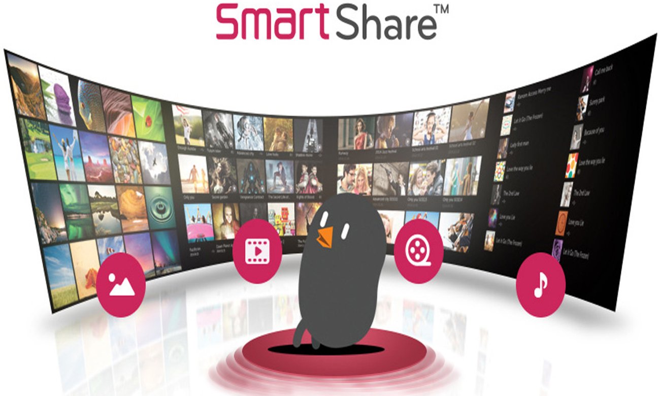 Funkcja SmartShare w tv LG 50LF652V