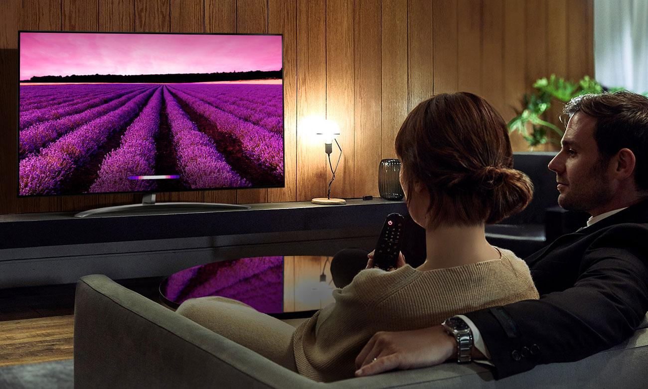 Sztuczna inteligencja w telewizorze LG 55SM8200 AI