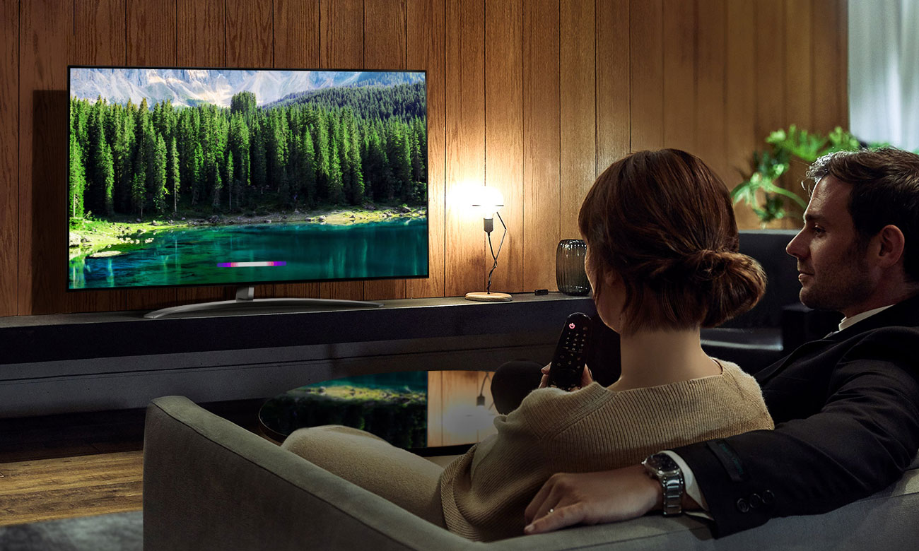 Sztuczna inteligencja w telewizorze LG 65SM8500 AI