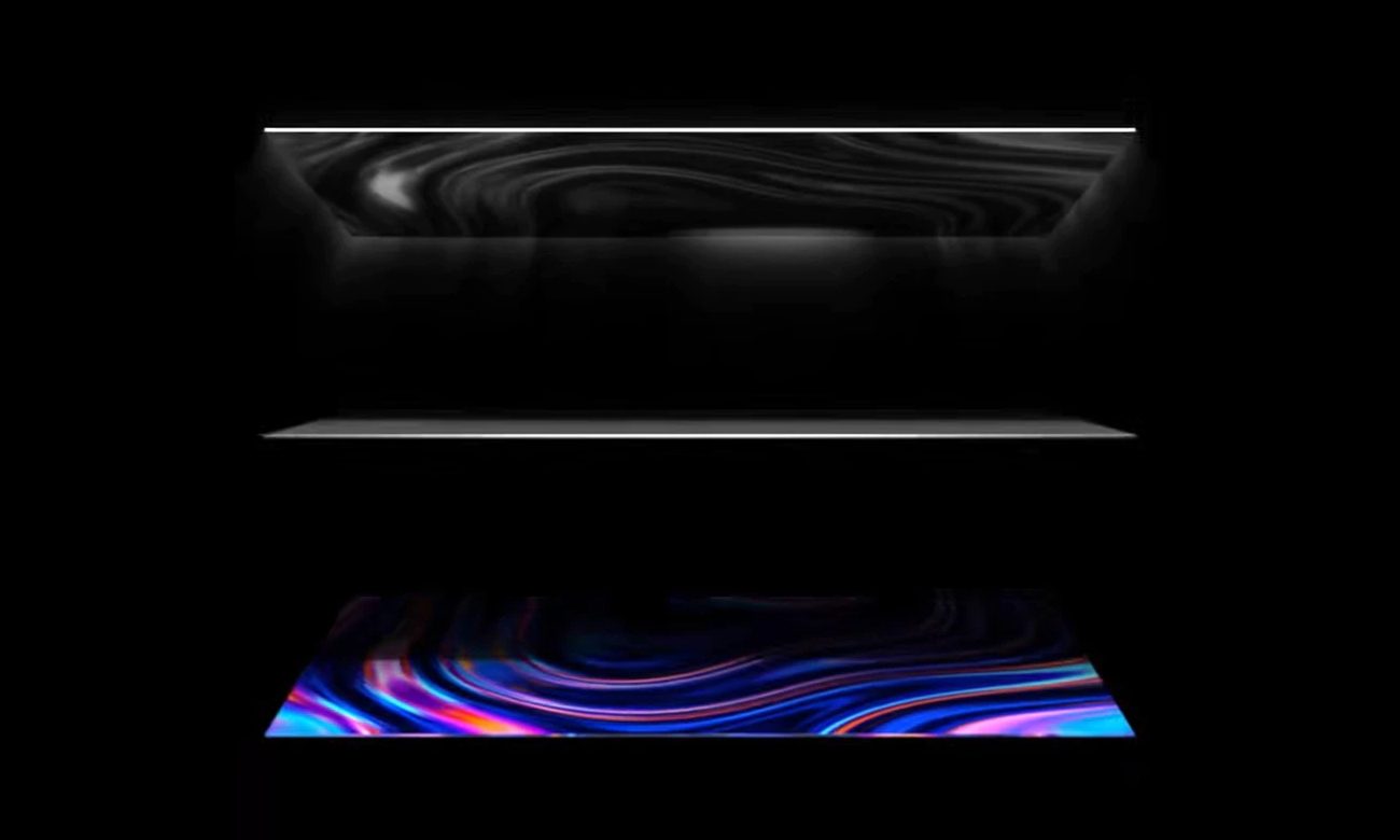 samoświecące piksele w telewizorze LG OLED55B23LA