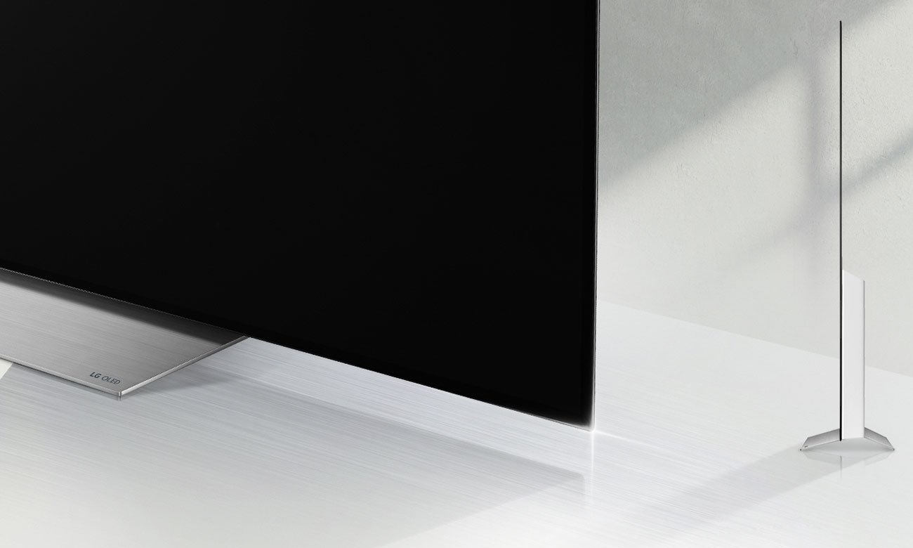 Niesamowita linia smukłego telewizora 4K LG OLED55C7V