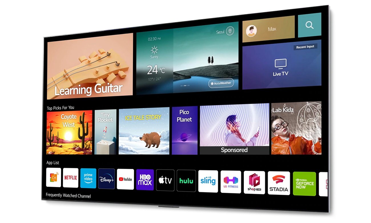 Sztuczna inteligencja w telewizorze LG OLED77G23LA AI