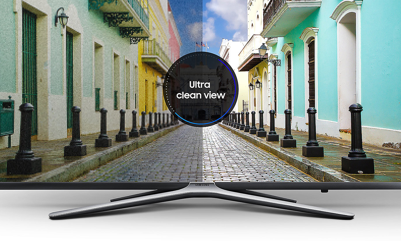 Technologia Ultra Clean View w telewizorze Samsung UE49M6302