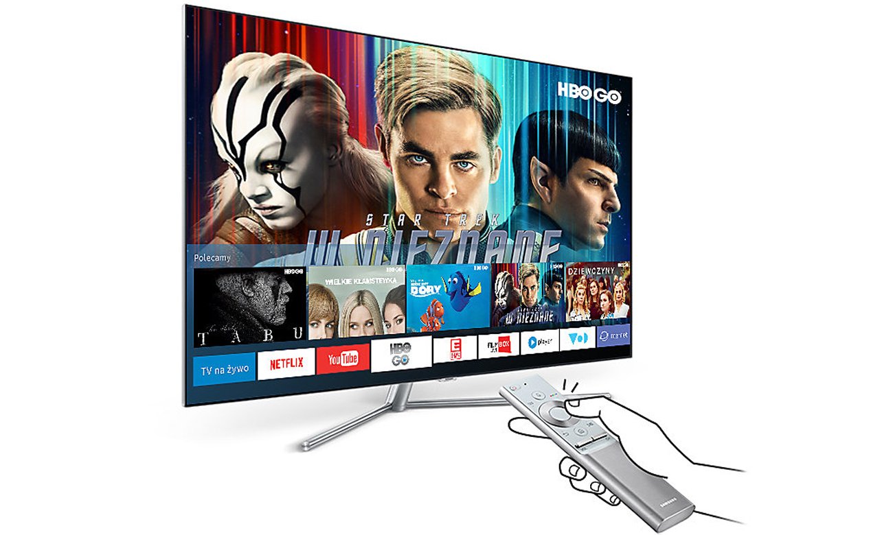 Aplikacja Samsung Smart Hub w TV Samsung UE65MU6102
