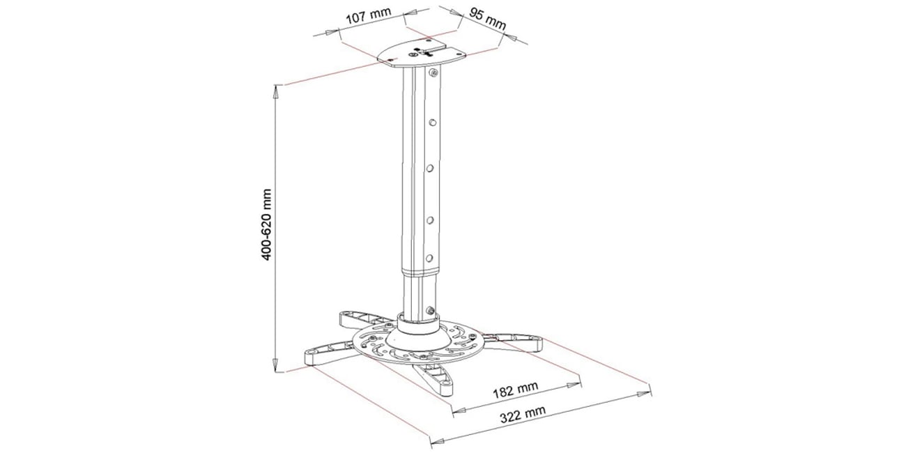 Einstellung und Kabelverstecksystem