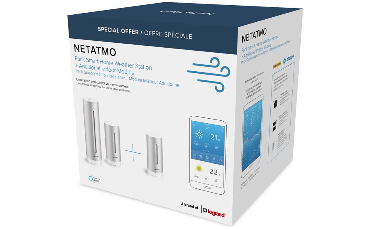 NetAtmo Weather Station Modulee i stacja pogodowa Weather Station