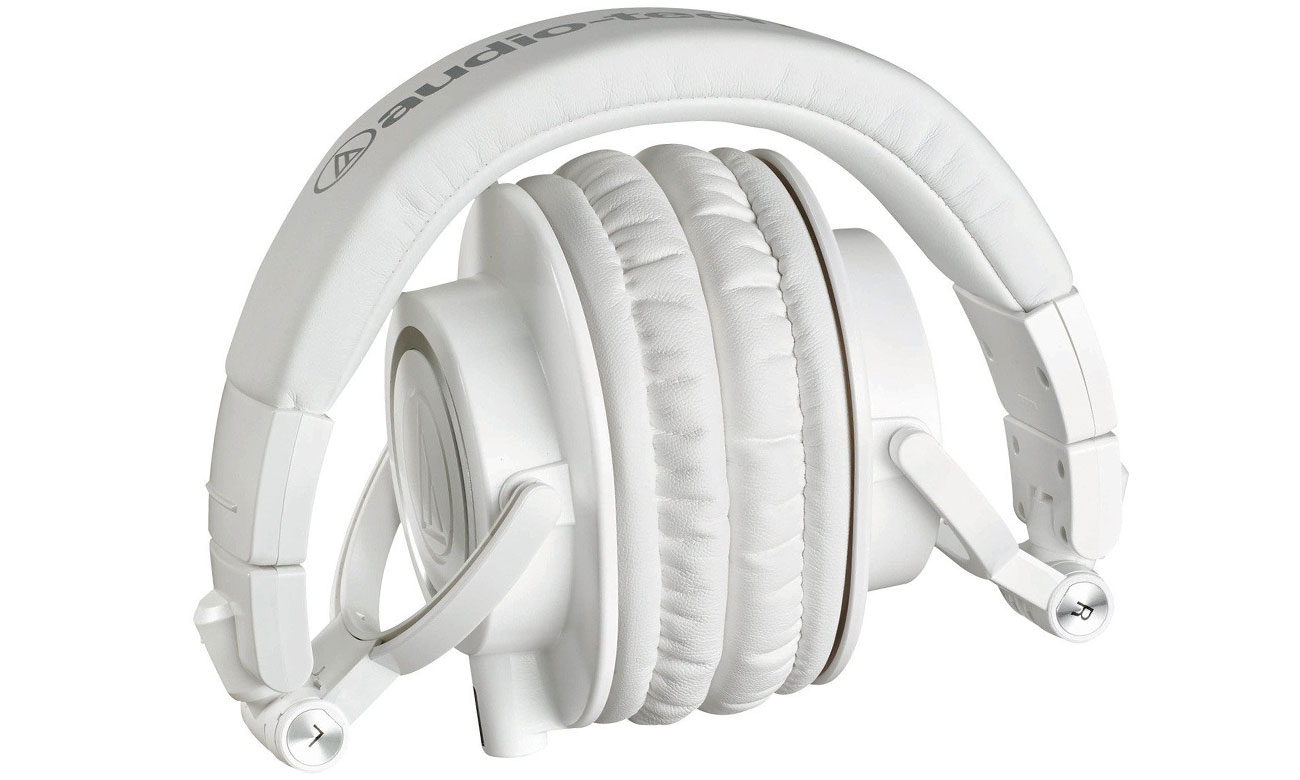 Audio-Technica ATH-M50X Biały - Słuchawki przewodowe - Sklep