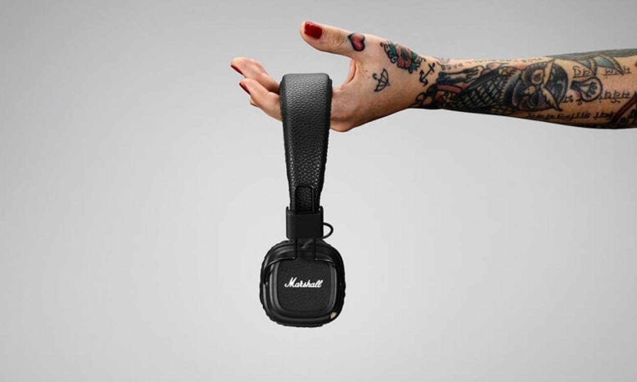 wygoda użytkowania, miękkie poduszki Marshall Major II Bluetooth