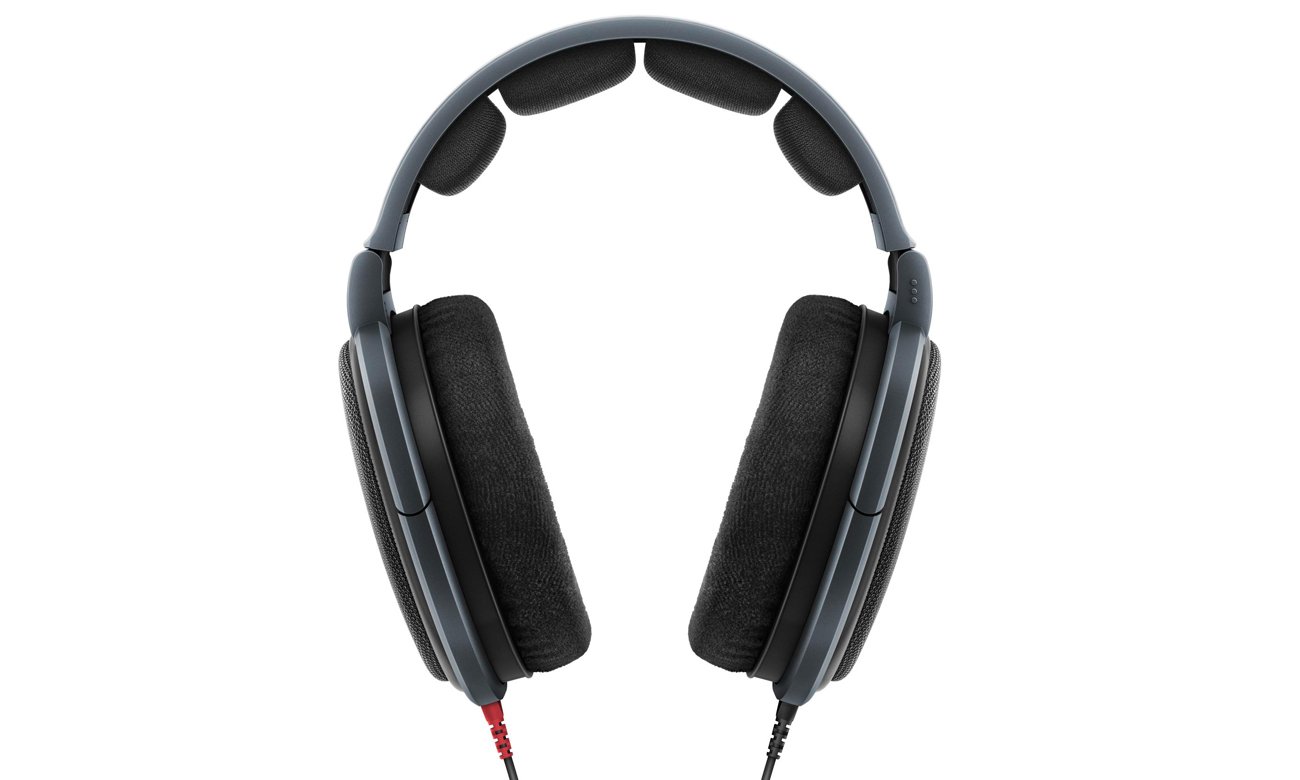 Wygodne słuchawki Sennheiser HD 600 z odpinanym przewodem