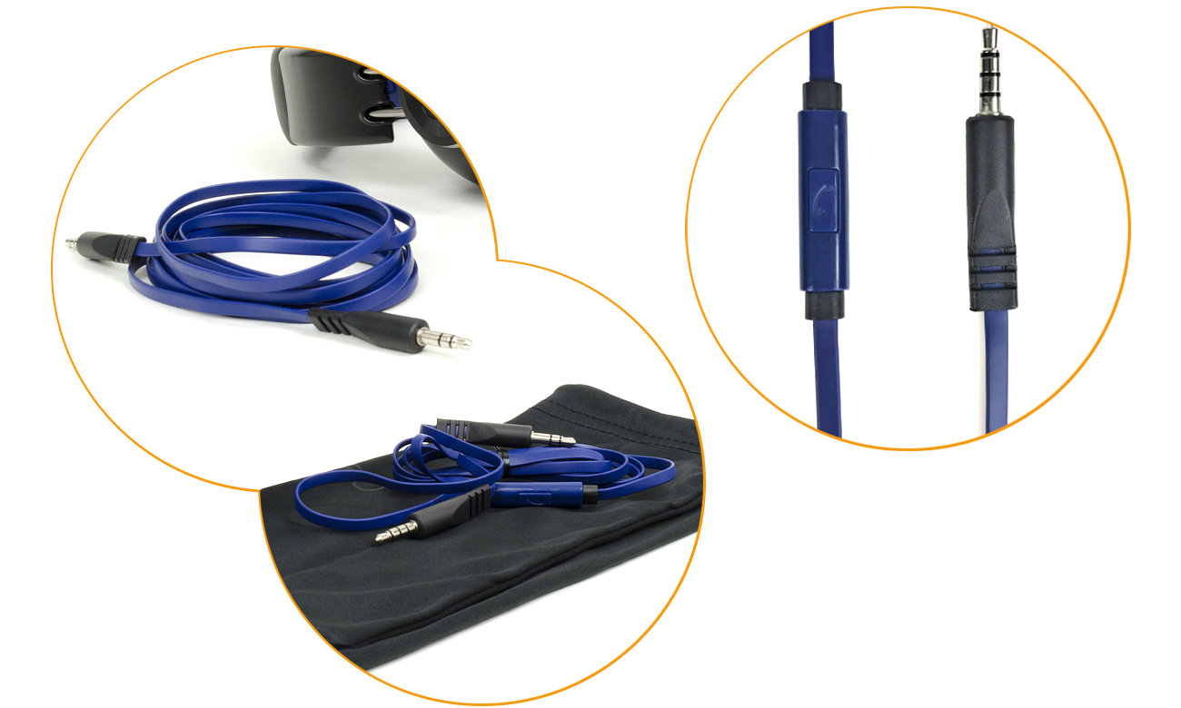 Słuchawki z mikrofonem Snab Overtone HS-42M