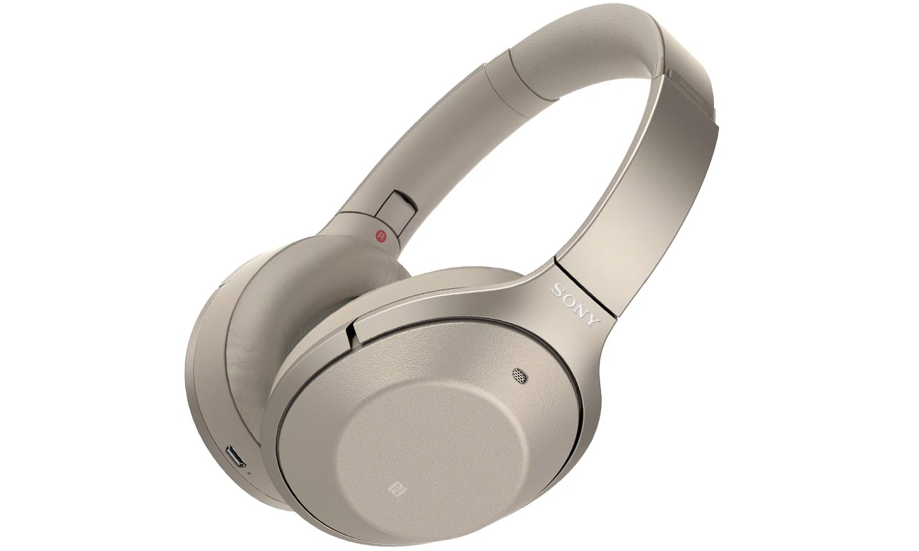 Słuchawki bezprzewodowe z systemem redukcji hałasu Sony WH-1000XM2 złote