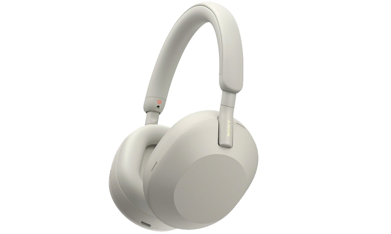 Słuchawki bezprzewodowe Sony WH-1000XM5 srebrne