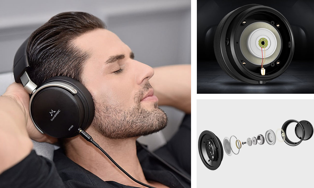 Brzmienie słuchawek audiofilskich SoundMagic HP1000