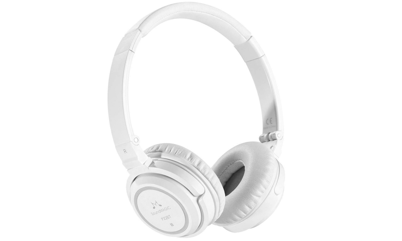 Słuchawki nauszne, bezprzewodowe SoundMagic P22BT białe