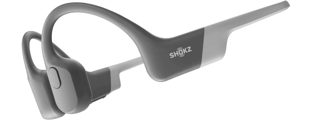 Słuchawki z przewodnictwem kostnym Shokz OpenRun szare