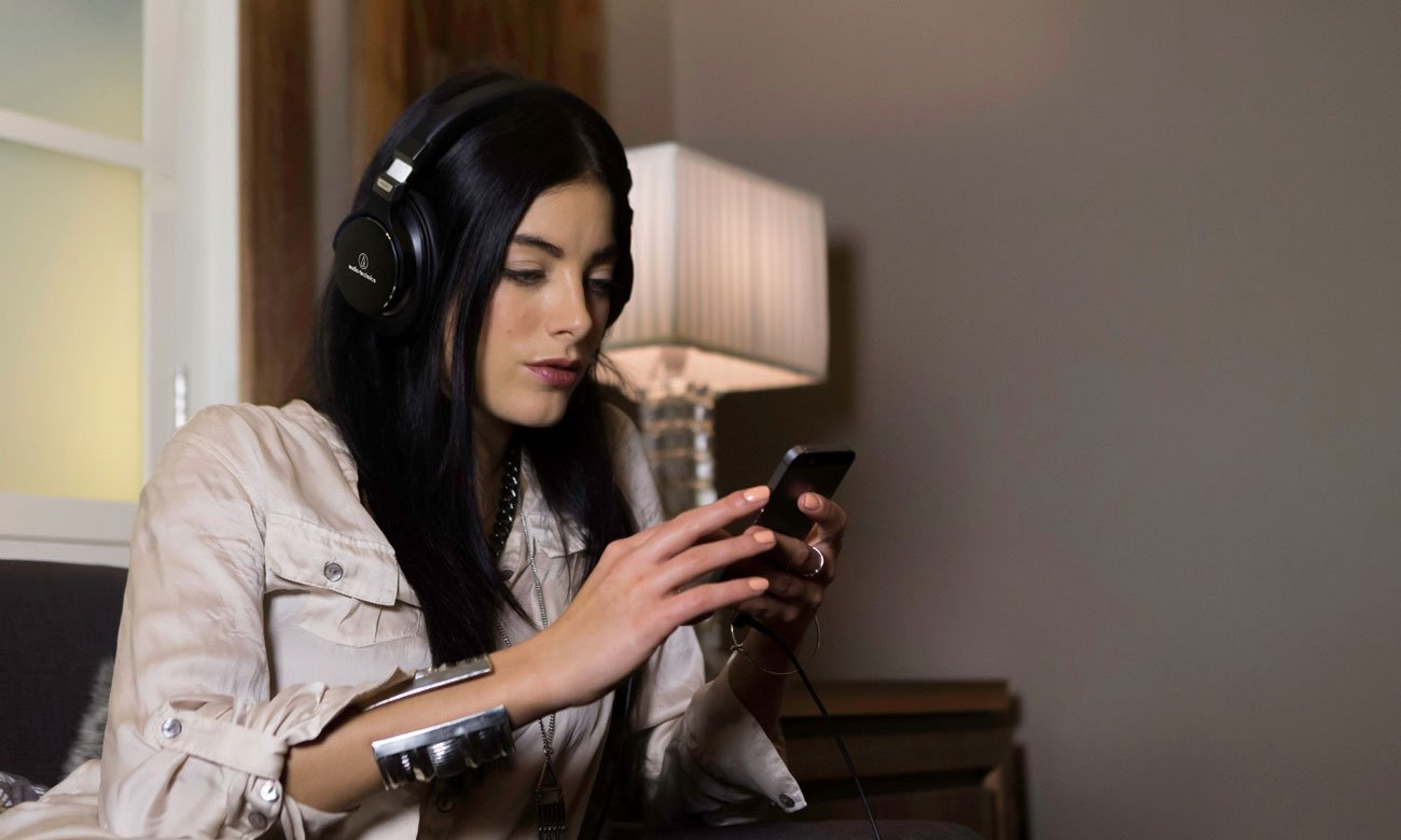 Wygodne słuchaweki ATH-MSR7BK Audio-Technica czarne