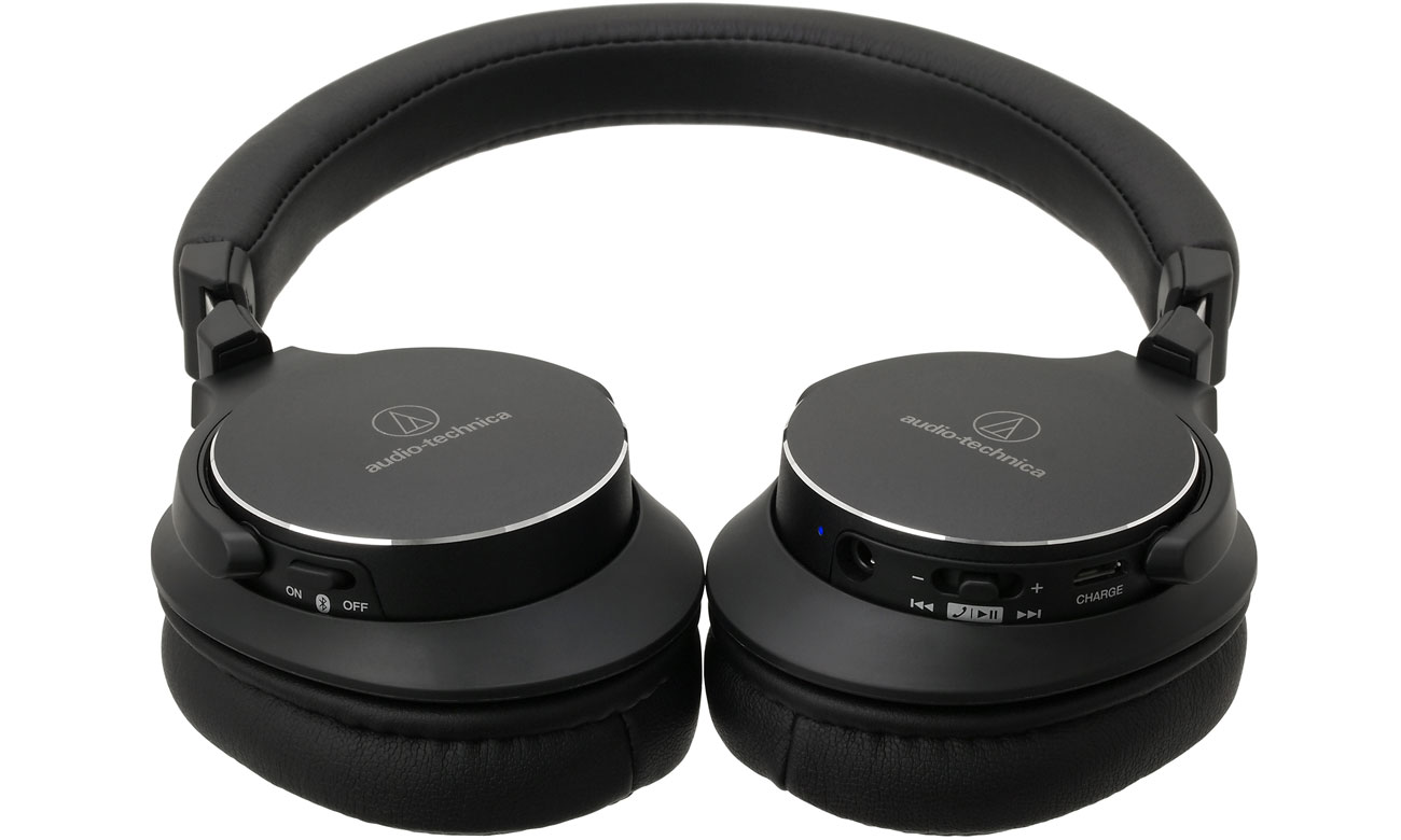 Mocna bateria i mikrofon w słuchawkach ATH-SR5BT Audio-Technica