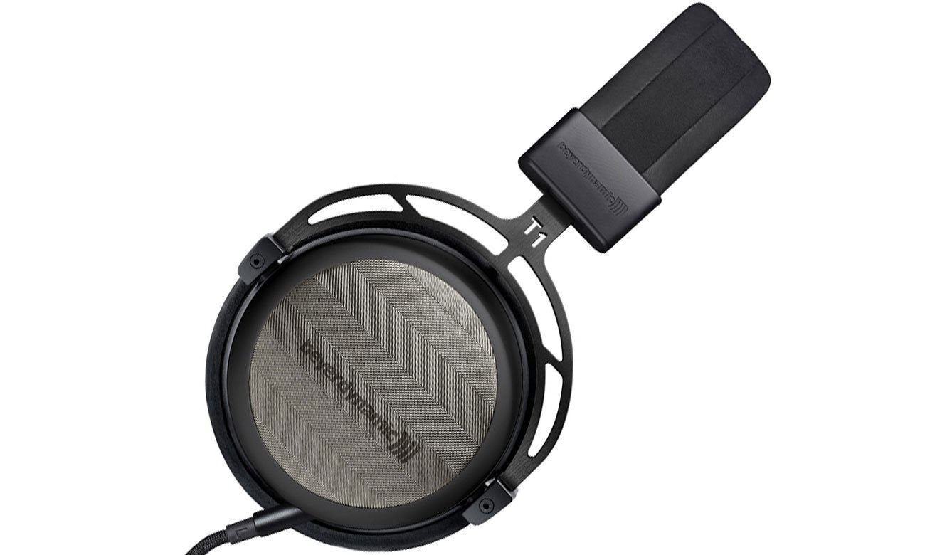 Czarne włuchawki wokółuszne Beyerdynamic T1 drugiej generacji