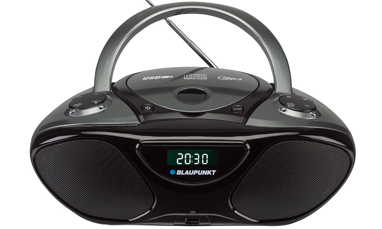 Przenośny radioodtwarzacz Blaupunkt BB14BK o mocy 2 W