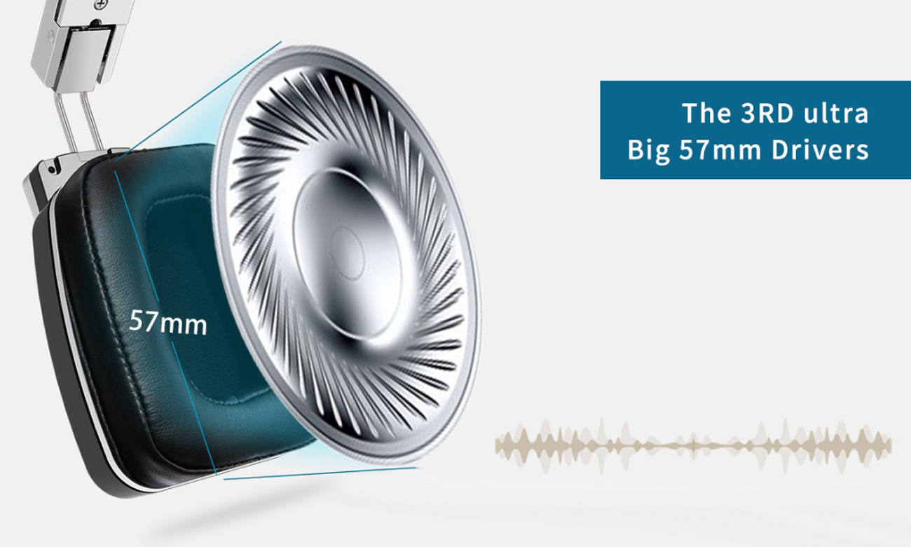 Nauszne słuchawki Bluetooth Bluedio F800