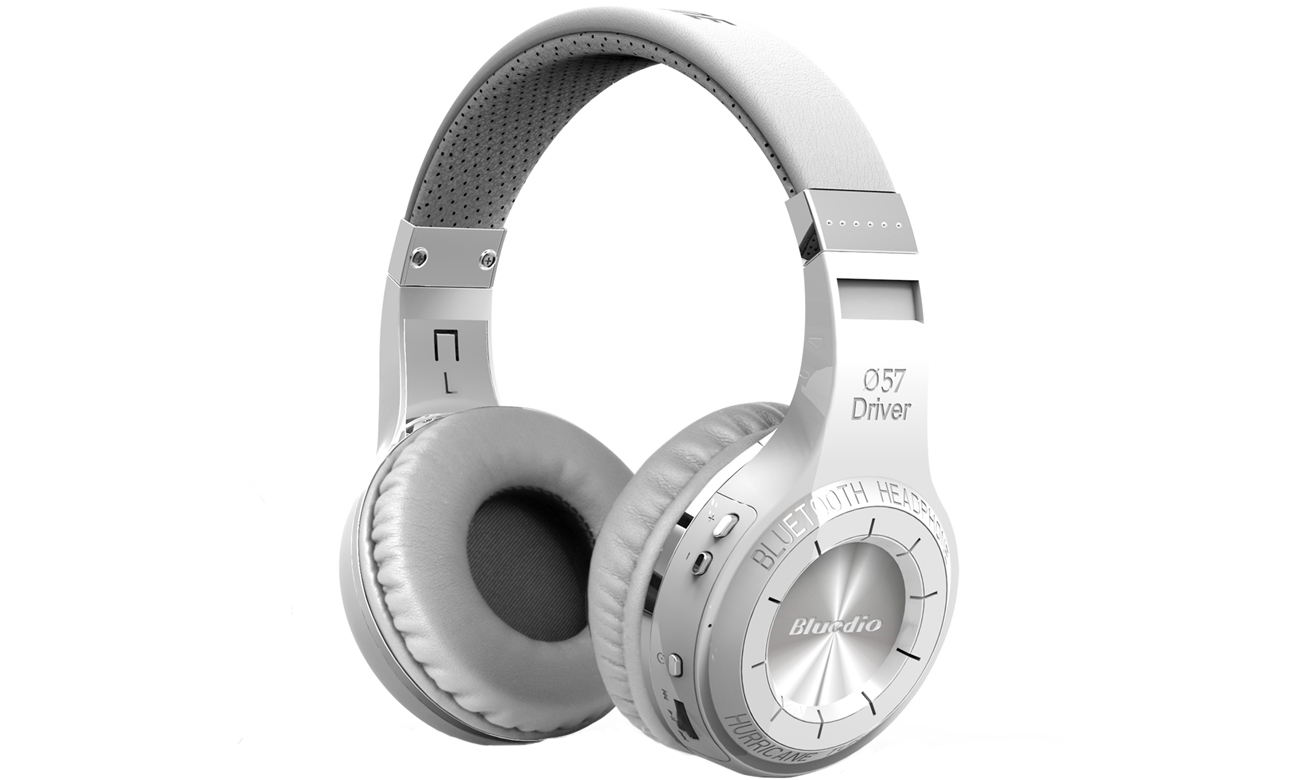 Słuchawki bezprzewodowe Bluedio HT Bluetooth białe