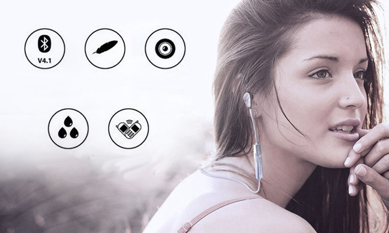 Wygodne słuchaweki Bluetooth Bluedio N2