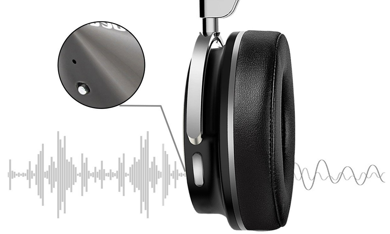 Wygodne słuchaweki nauszne Bluetooth Bluedio T2+