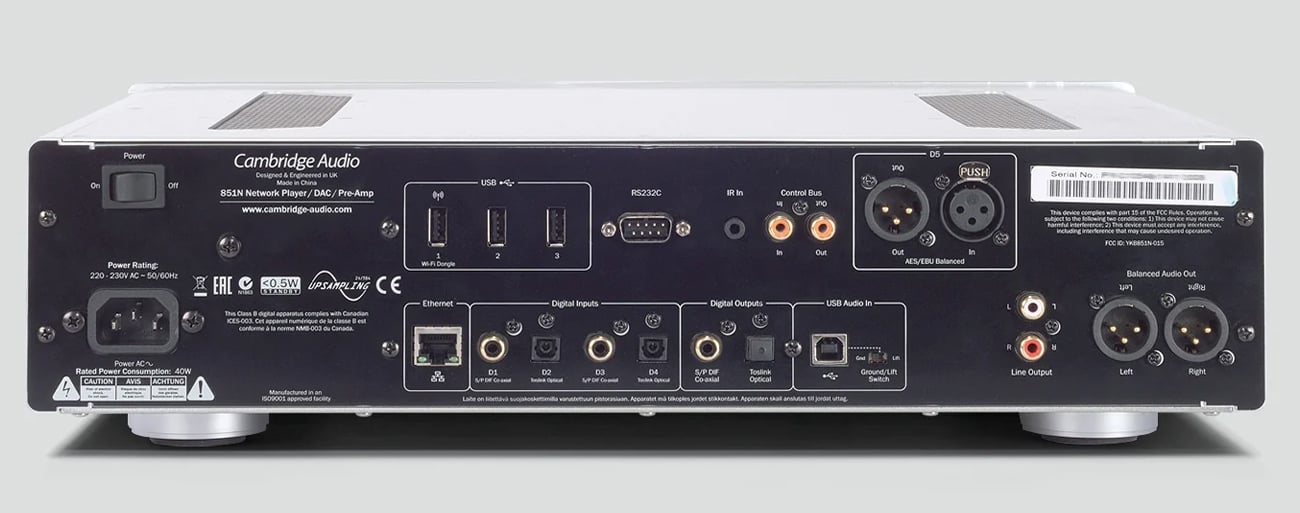 Odtwarzacz sieciowy Cambridge Audio Azur 851N Czarny