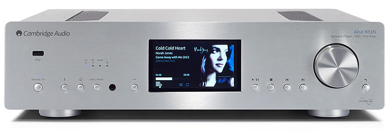 Odtwarzacz sieciowy Cambridge Audio Azur 851N Srebrny