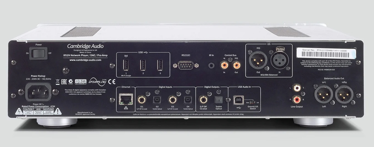 Odtwarzacz sieciowy Cambridge Audio Azur 851N Srebrny