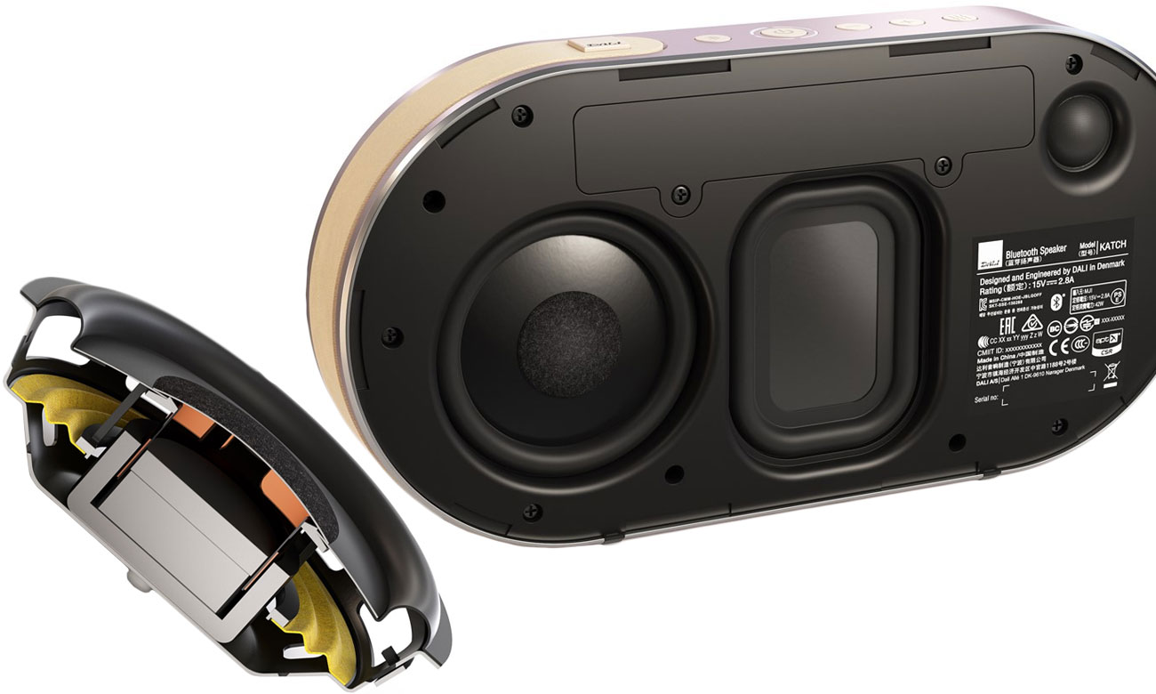 Mocne brzmienie basów z głośnika Dali Katch