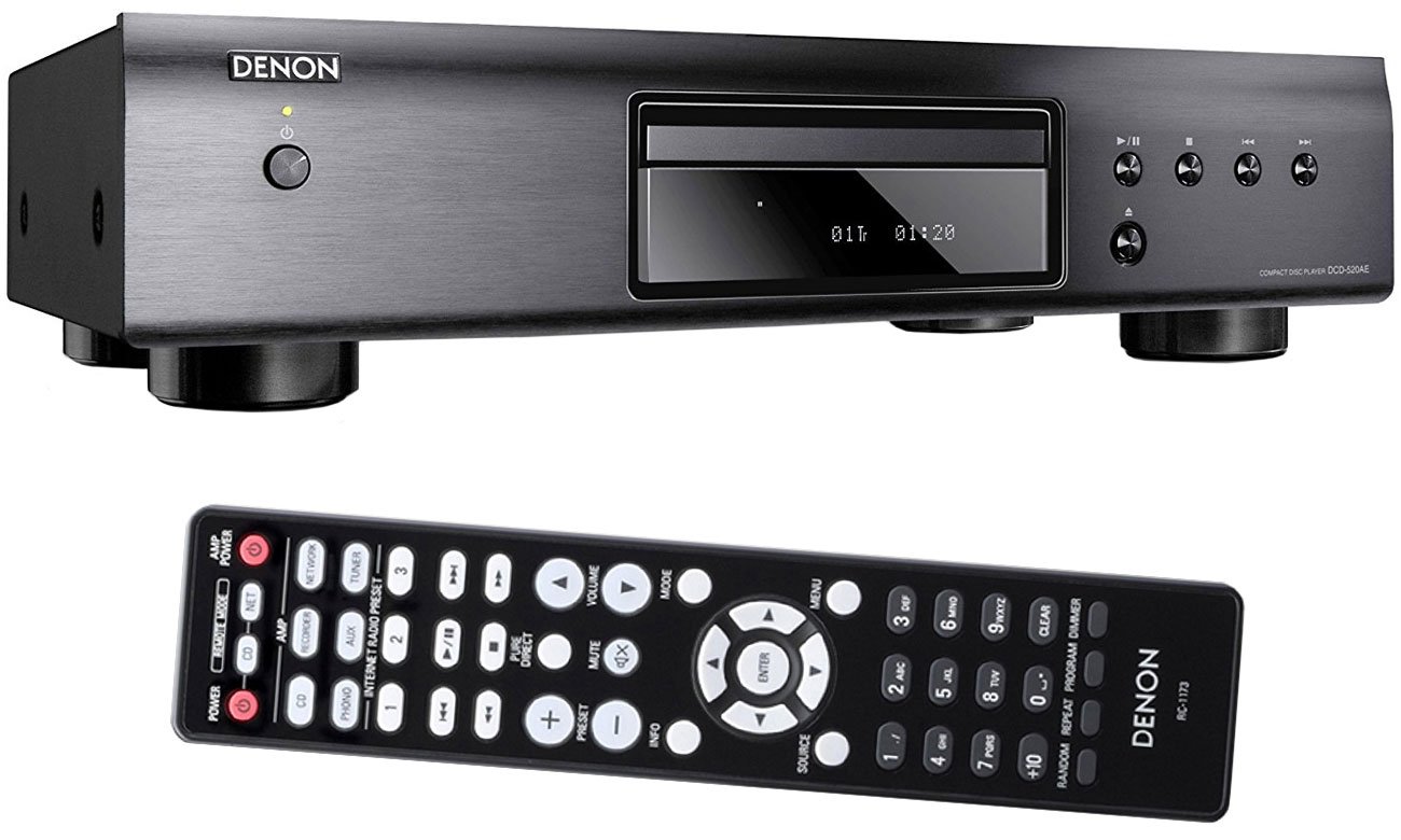 Denon Odtwarzacz CD DCD-520AE czarny DCD520AEBKE2