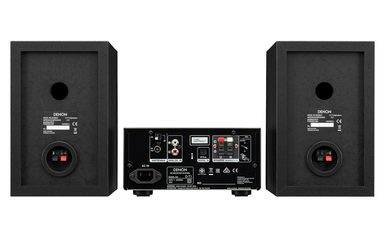 System audio Denon D-T1 z Bluetooth i CD