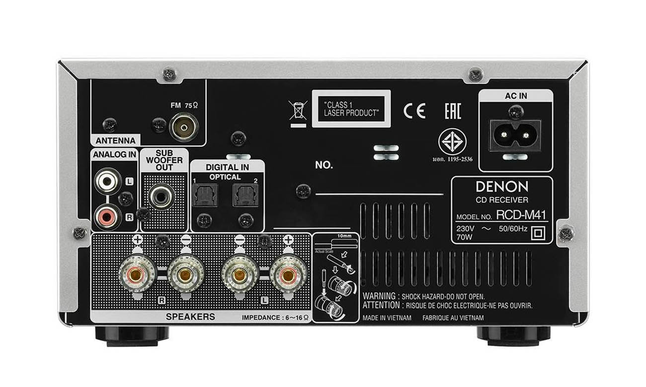 Mini-wieża Denon RCD-M41 Bluetooth CD FM