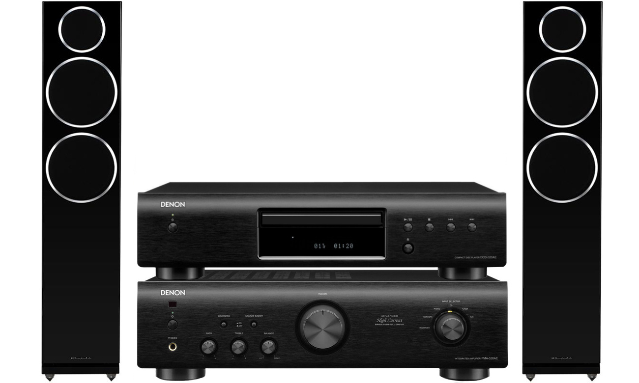 Zestaw Denon Wzmacniacz PMA-520AE i Wharfedale Diamond 230 2.0 
