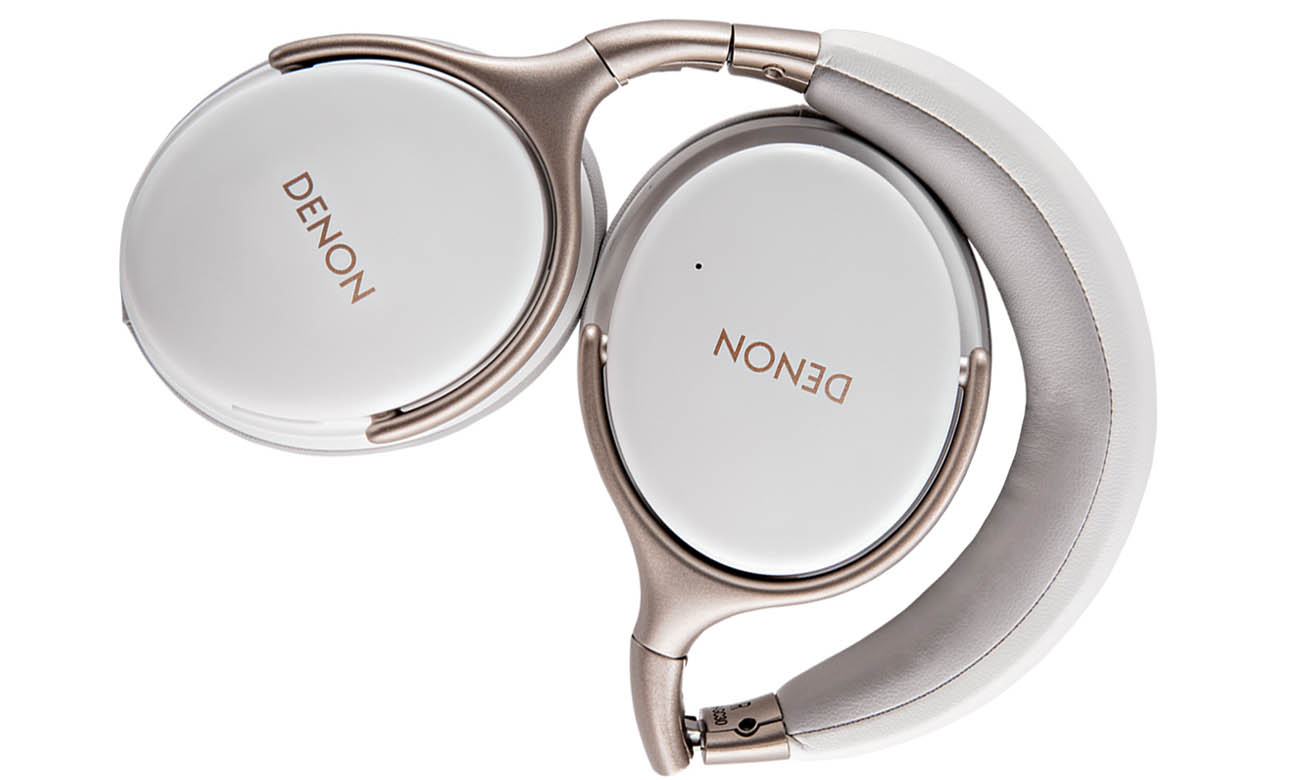 Wygodne i lekkie Słuchawki Denon AH-GC25NC z etui i kablem audio w zestawie