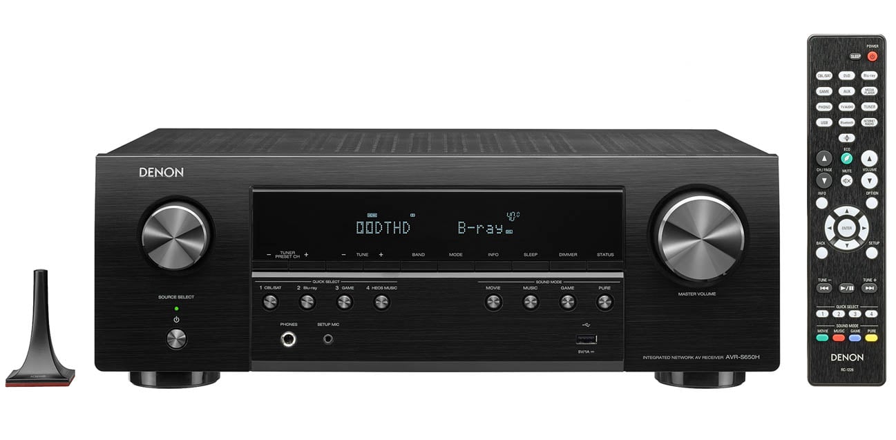 Amplituner Denon AVR-S650H czarny