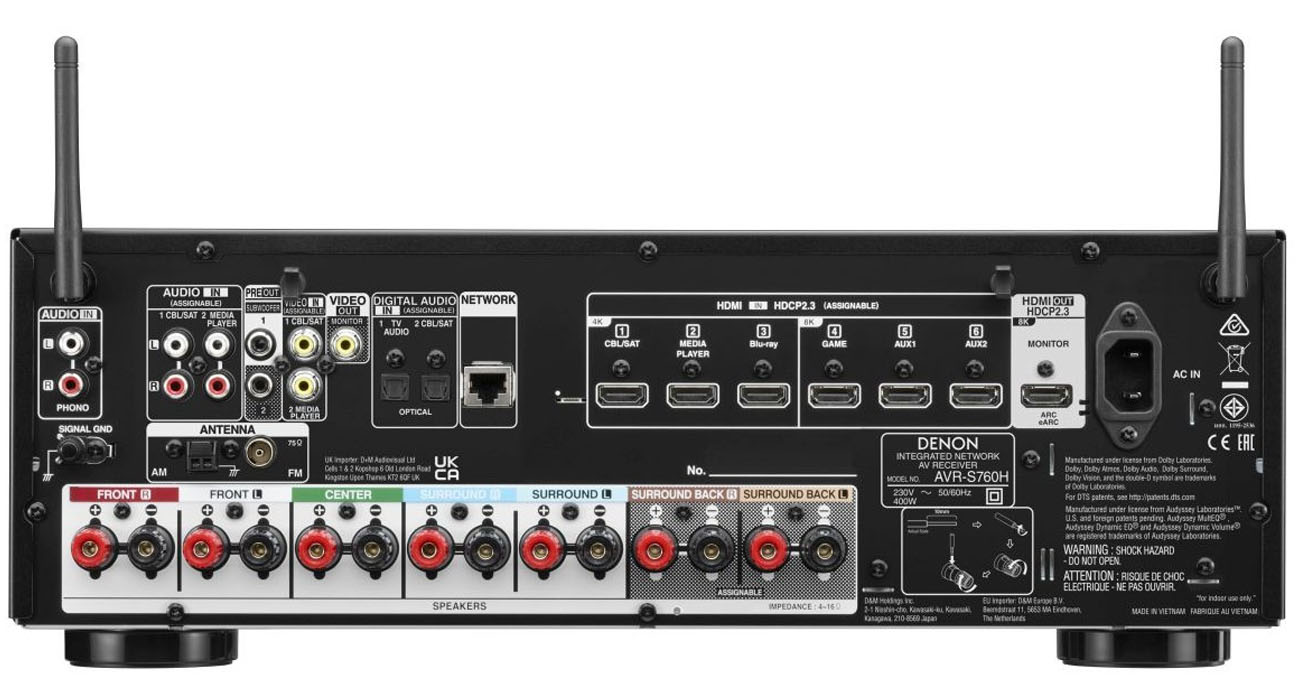Amplituner Denon AVR-S760H