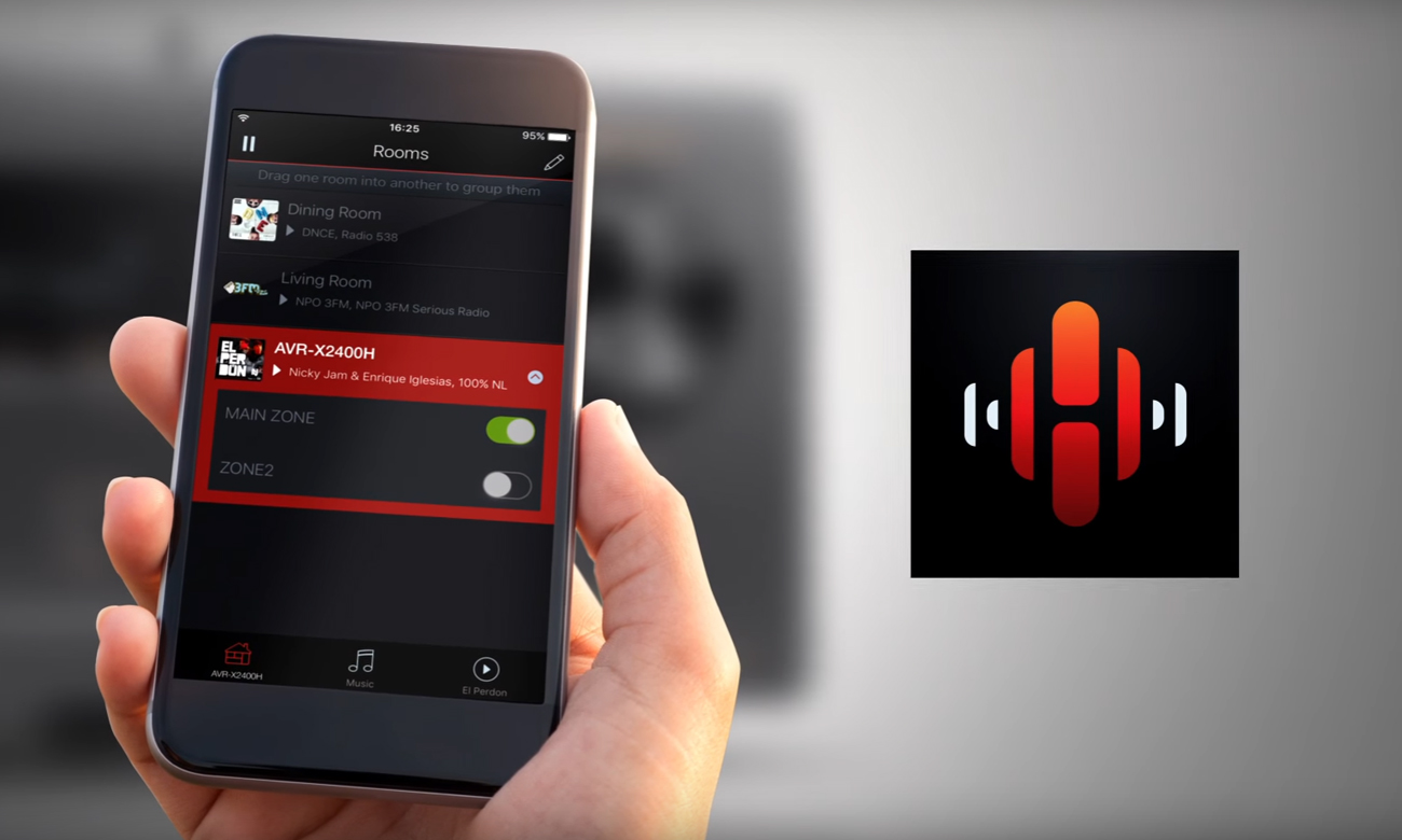 Amplitunar Denon AVR-X1400H z Wi-Fi