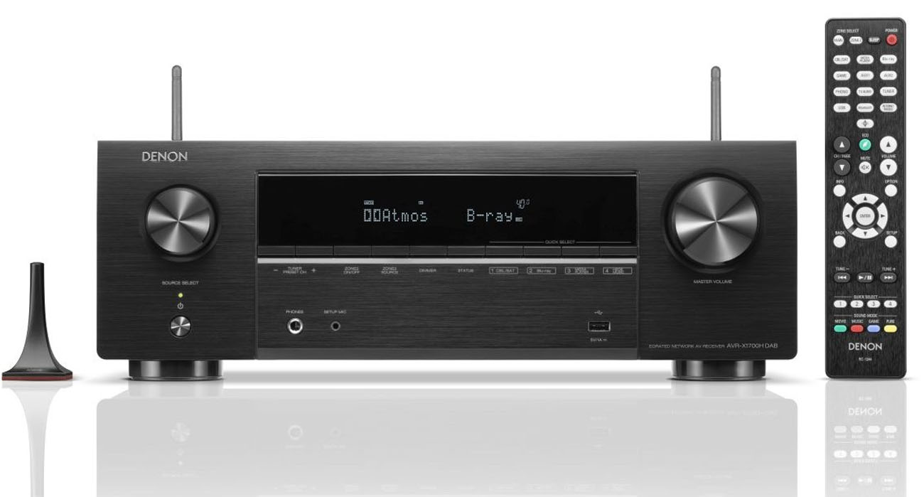 Amplituner Denon AVR-X1700H DAB czarny