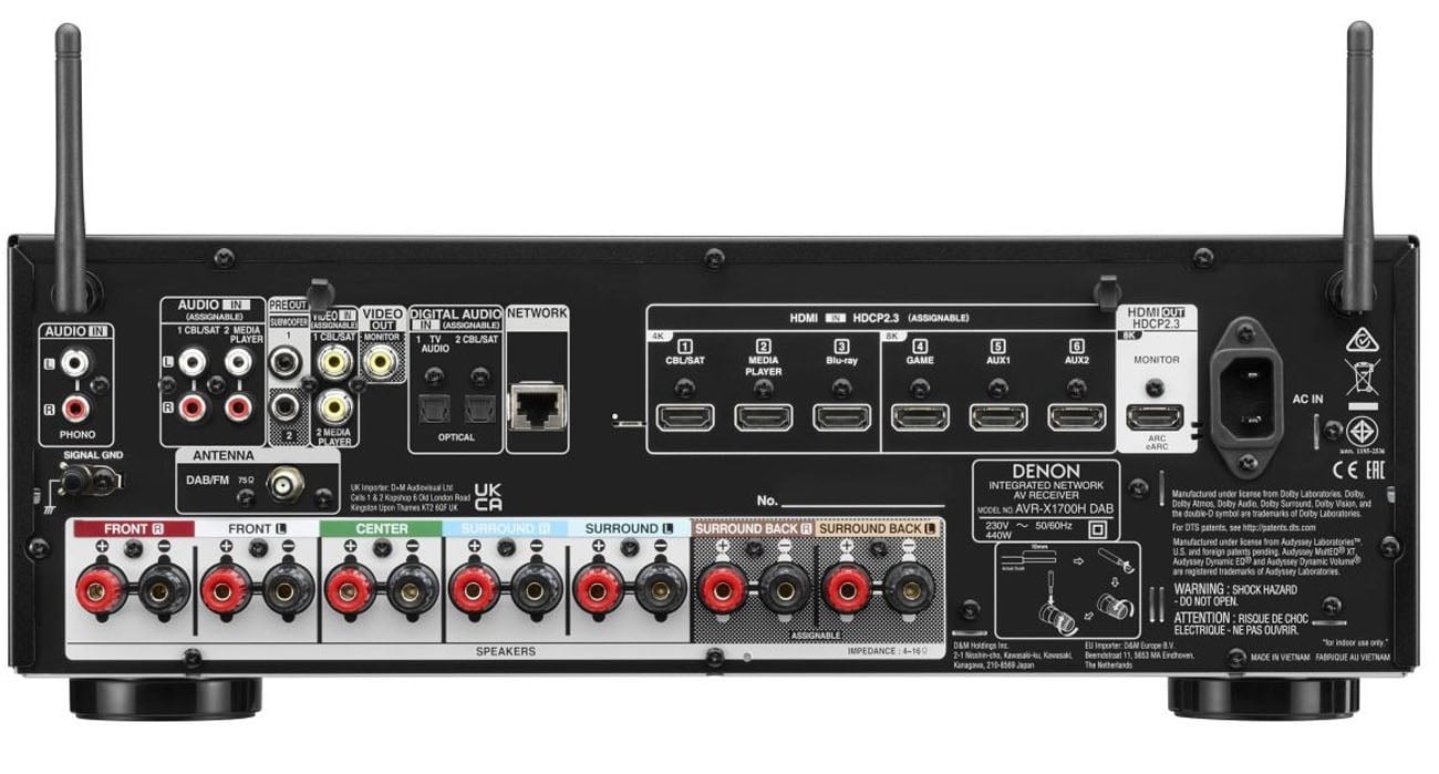 Amplituner Denon AVR-X1700H DAB
