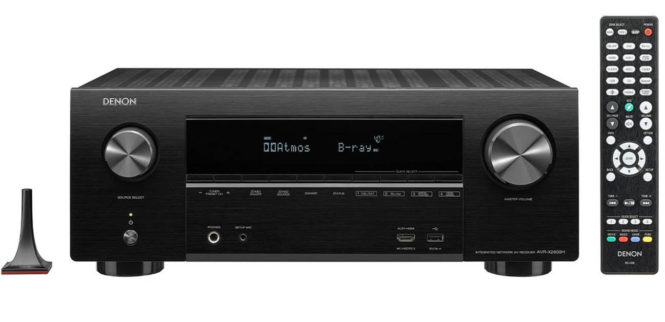 Amplituner Denon AVR-X2600H DAB czarny